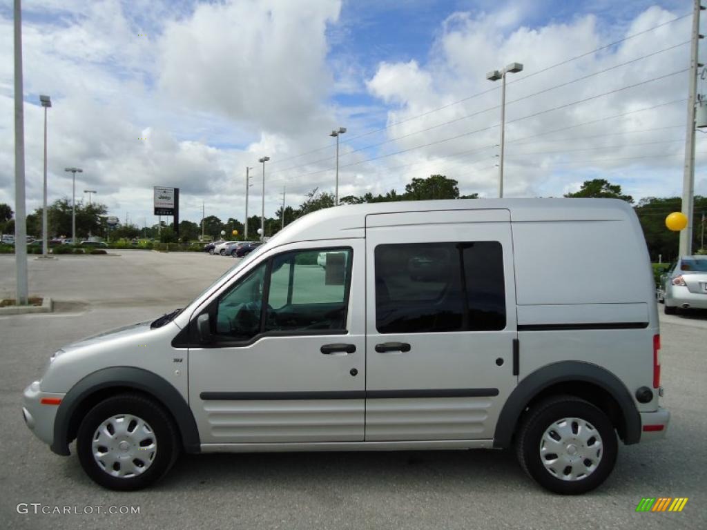2010 Transit Connect XLT Passenger Wagon - Silver Metallic / Dark Gray photo #2