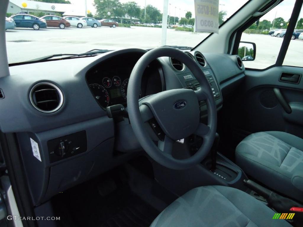 2010 Transit Connect XLT Passenger Wagon - Silver Metallic / Dark Gray photo #6