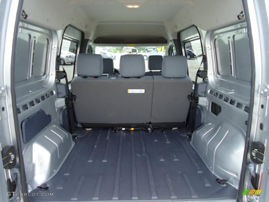 2010 Transit Connect XLT Passenger Wagon - Silver Metallic / Dark Gray photo #10