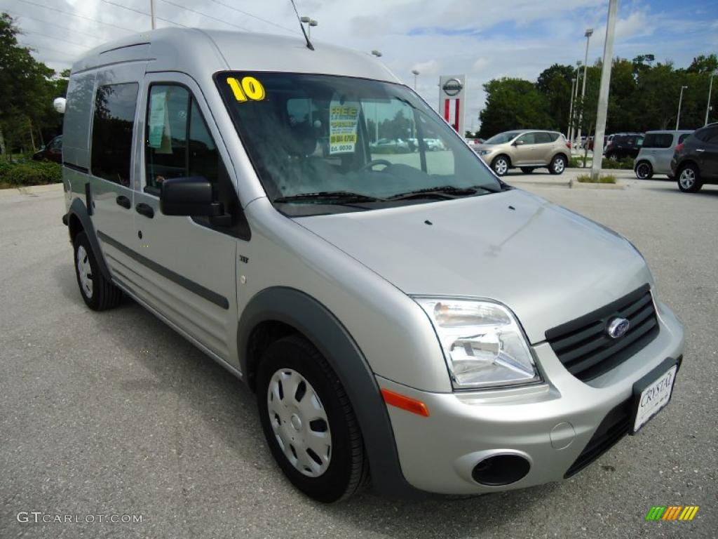 2010 Transit Connect XLT Passenger Wagon - Silver Metallic / Dark Gray photo #15