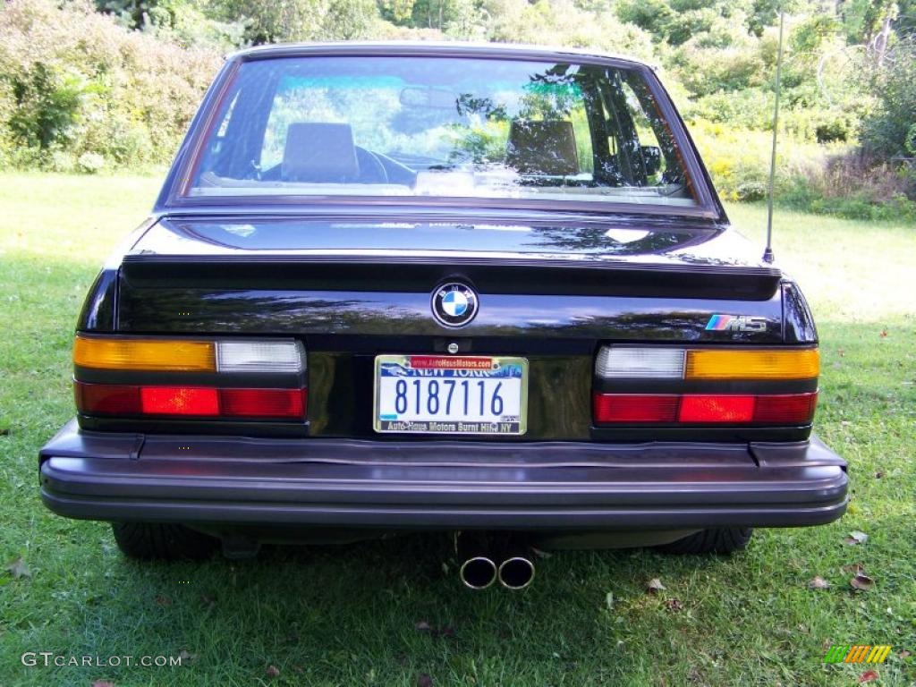 1988 M5 Sedan - Jet Black / Tan photo #6