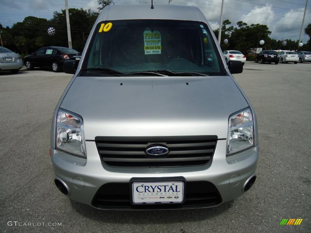 2010 Transit Connect XLT Passenger Wagon - Silver Metallic / Dark Gray photo #23
