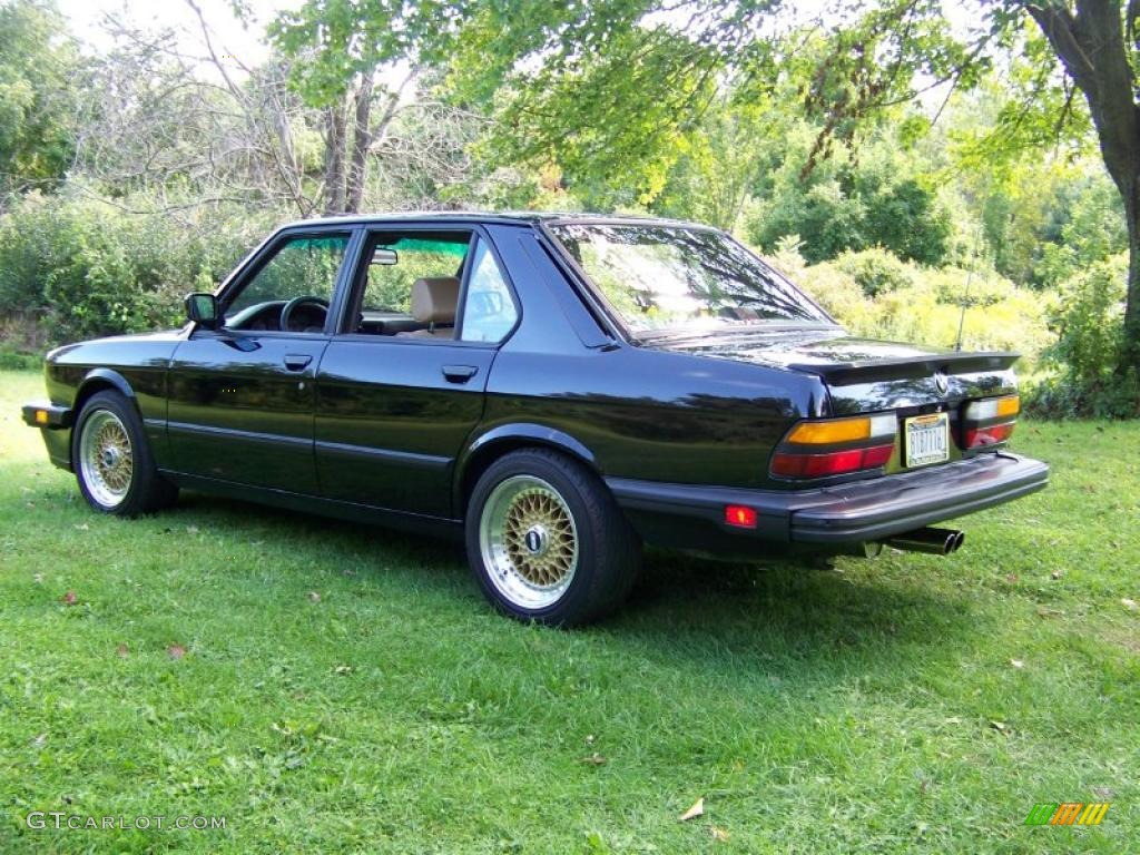 1988 M5 Sedan - Jet Black / Tan photo #7