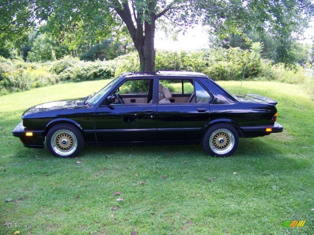 1988 M5 Sedan - Jet Black / Tan photo #8