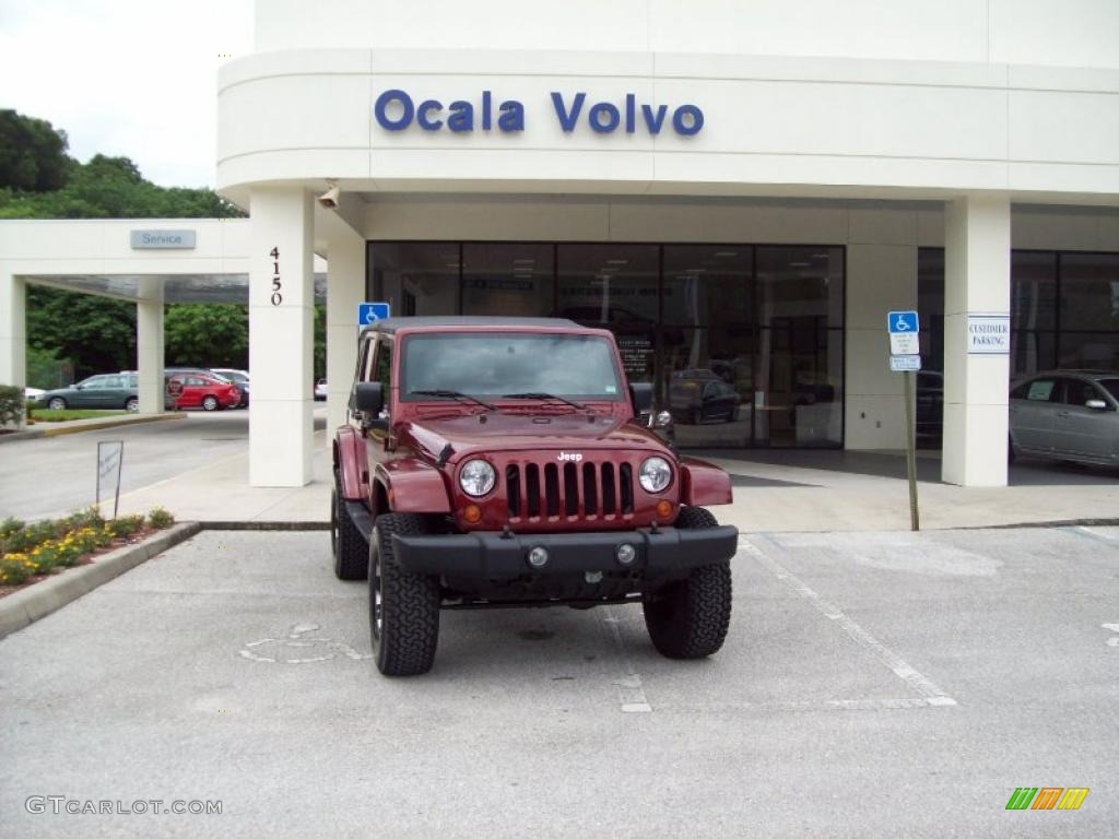 2007 Wrangler Unlimited Sahara 4x4 - Red Rock Crystal Pearl / Dark Slate Gray/Medium Slate Gray photo #1