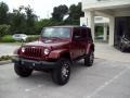 2007 Red Rock Crystal Pearl Jeep Wrangler Unlimited Sahara 4x4  photo #3