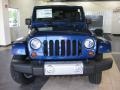 2010 Deep Water Blue Pearl Jeep Wrangler Unlimited Sahara 4x4  photo #3