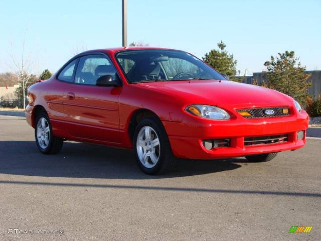 2003 Escort ZX2 Coupe - Bright Red / Dark Charcoal photo #3
