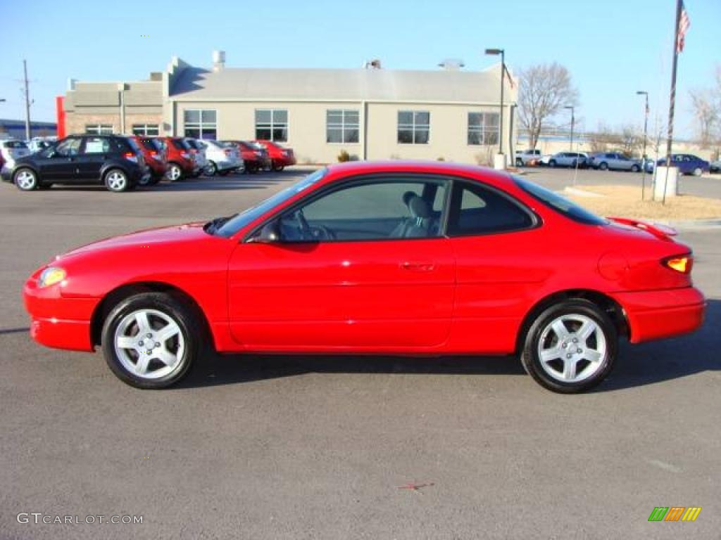 2003 Escort ZX2 Coupe - Bright Red / Dark Charcoal photo #4