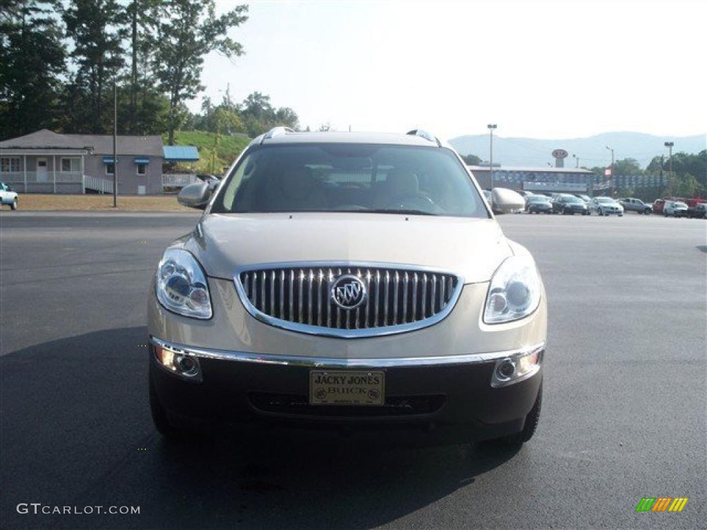 2011 Enclave CXL - Gold Mist Metallic / Cashmere/Cocoa photo #3