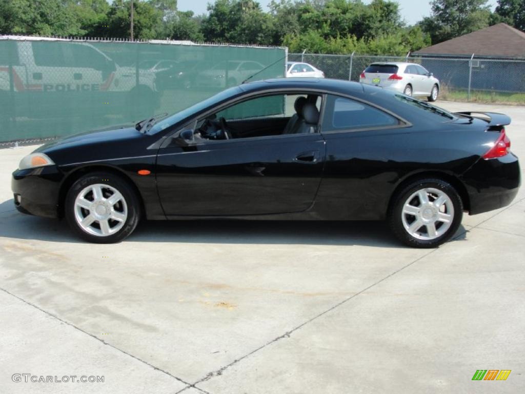 2001 Cougar V6 - Black / Medium Graphite photo #6