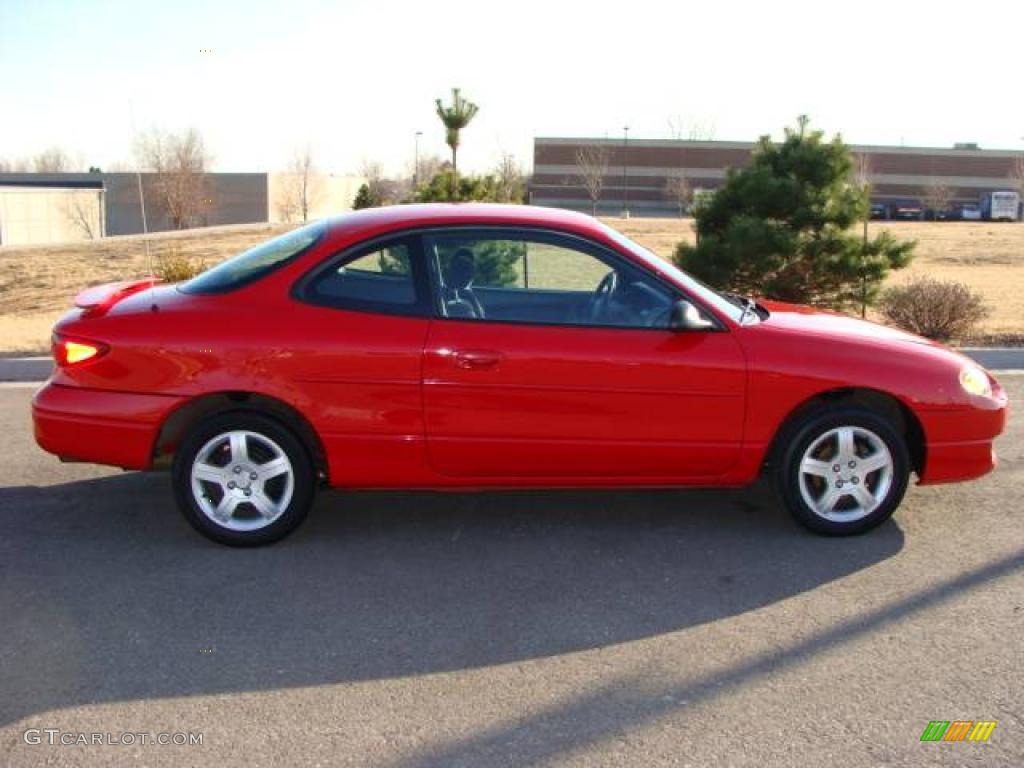 2003 Escort ZX2 Coupe - Bright Red / Dark Charcoal photo #8