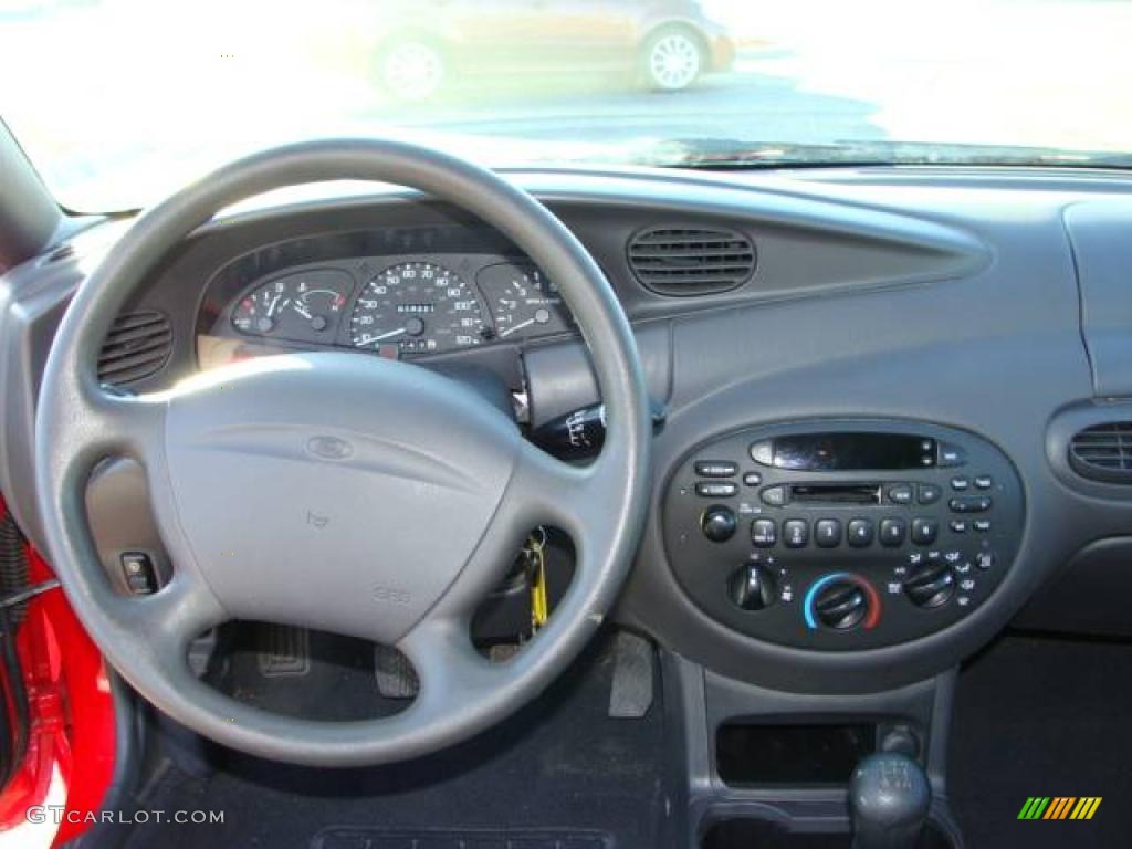 2003 Escort ZX2 Coupe - Bright Red / Dark Charcoal photo #12
