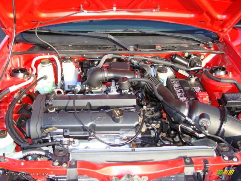 2003 Escort ZX2 Coupe - Bright Red / Dark Charcoal photo #14