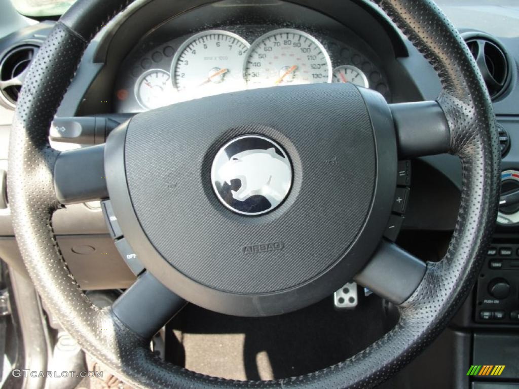 2001 Cougar V6 - Black / Medium Graphite photo #39