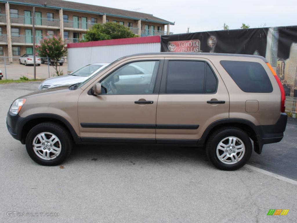 2004 CR-V EX 4WD - Mojave Mist Metallic / Saddle photo #8