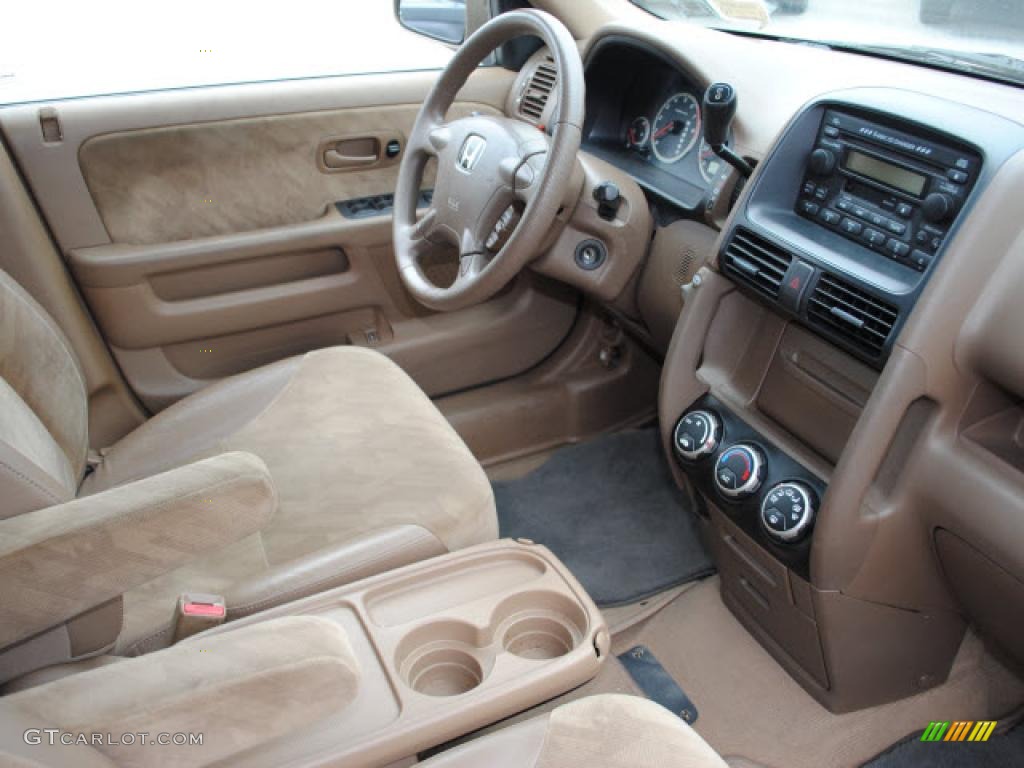 2004 CR-V EX 4WD - Mojave Mist Metallic / Saddle photo #9