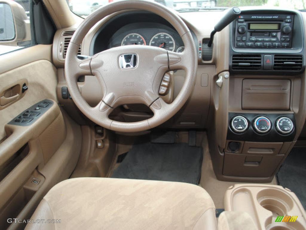 2004 CR-V EX 4WD - Mojave Mist Metallic / Saddle photo #14