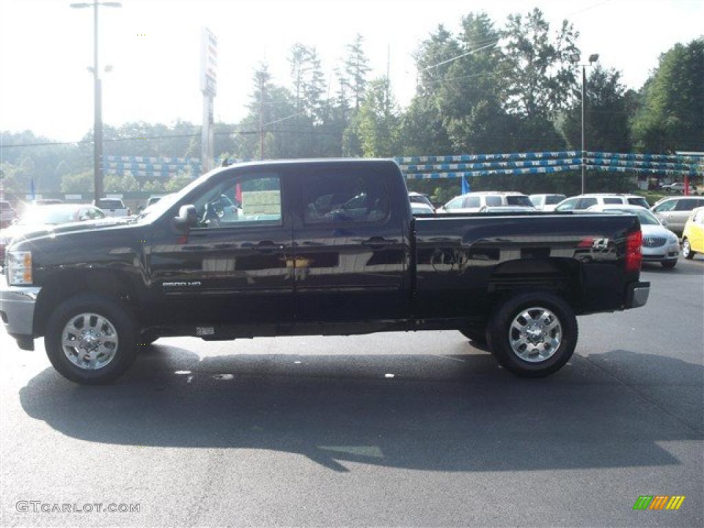 2011 Silverado 2500HD LTZ Crew Cab 4x4 - Black / Ebony photo #5