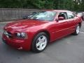 2008 Inferno Red Crystal Pearl Dodge Charger R/T  photo #1