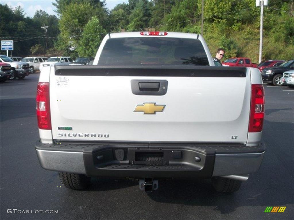 2011 Silverado 1500 LT Regular Cab 4x4 - Sheer Silver Metallic / Ebony photo #7
