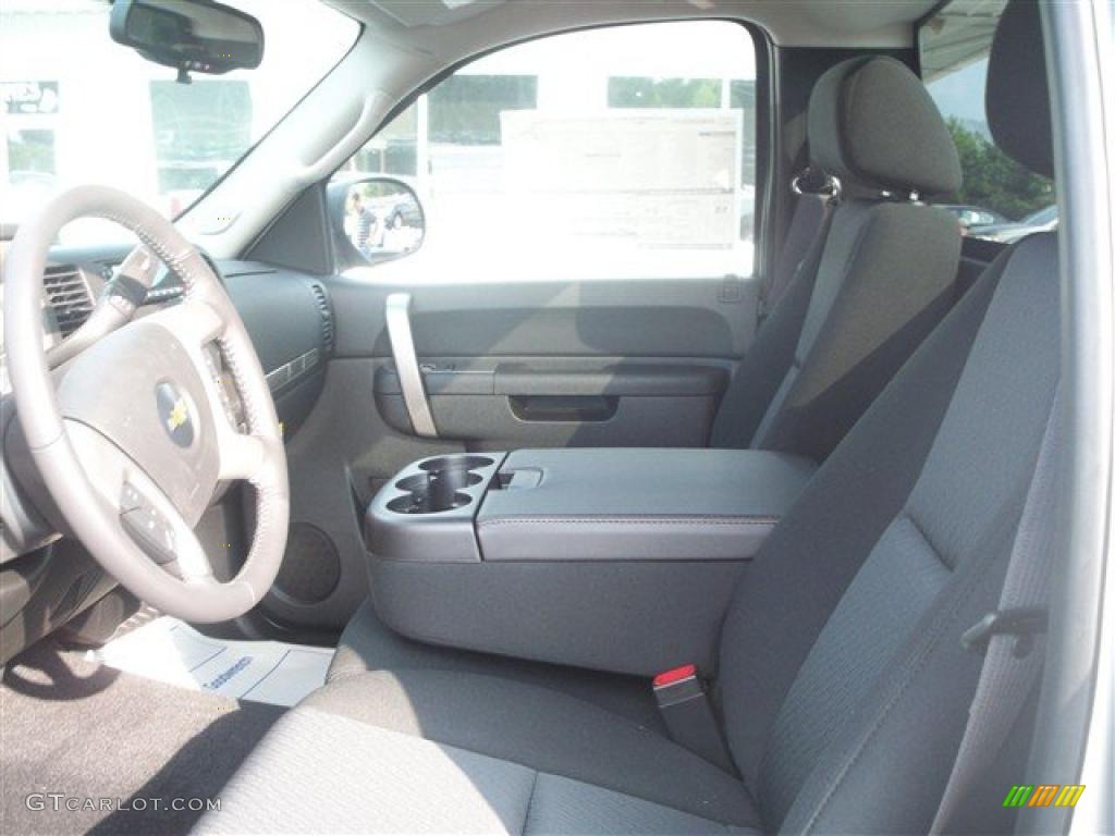 2011 Silverado 1500 LT Regular Cab 4x4 - Sheer Silver Metallic / Ebony photo #10