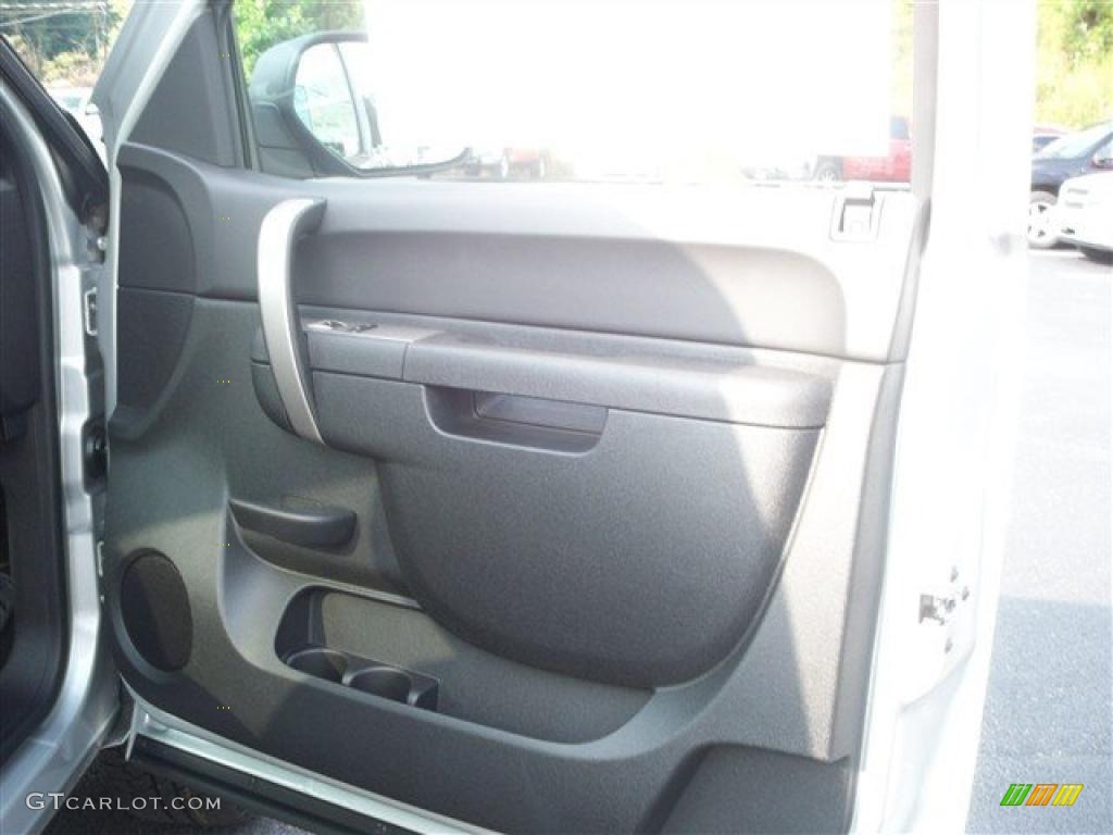 2011 Silverado 1500 LT Regular Cab 4x4 - Sheer Silver Metallic / Ebony photo #13