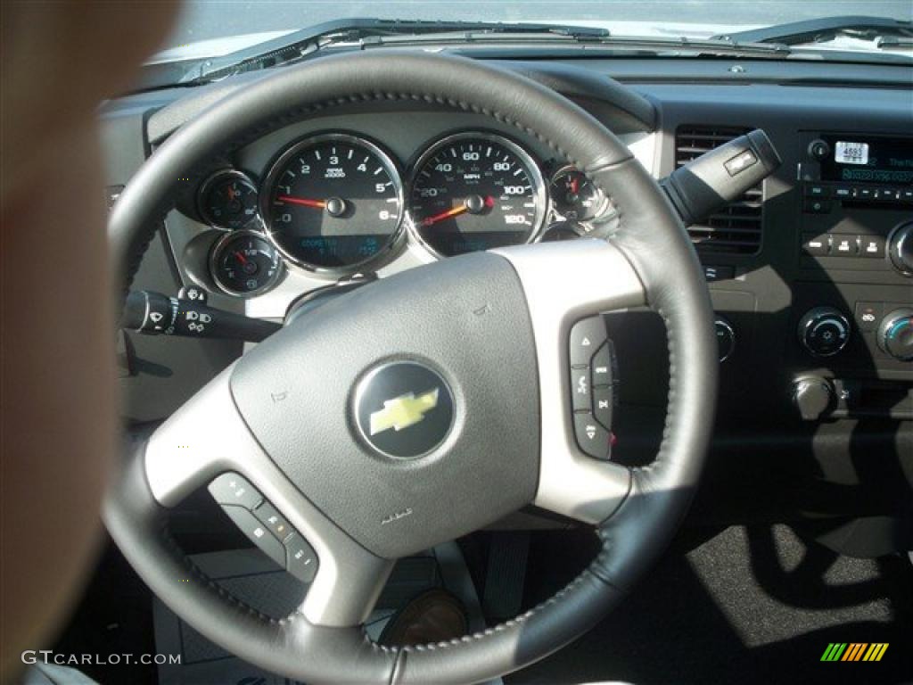 2011 Silverado 1500 LT Regular Cab 4x4 - Sheer Silver Metallic / Ebony photo #16