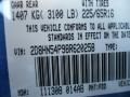 Marathon Blue Pearl - Grand Caravan SXT Photo No. 29