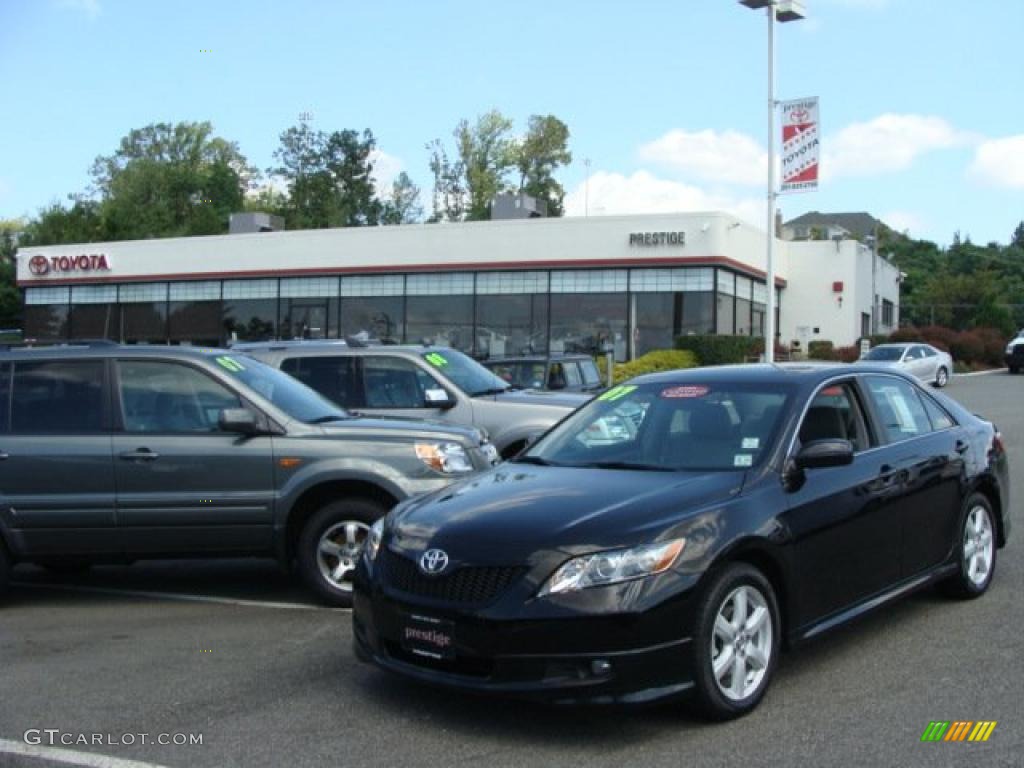 2007 Camry SE - Black / Ash photo #2