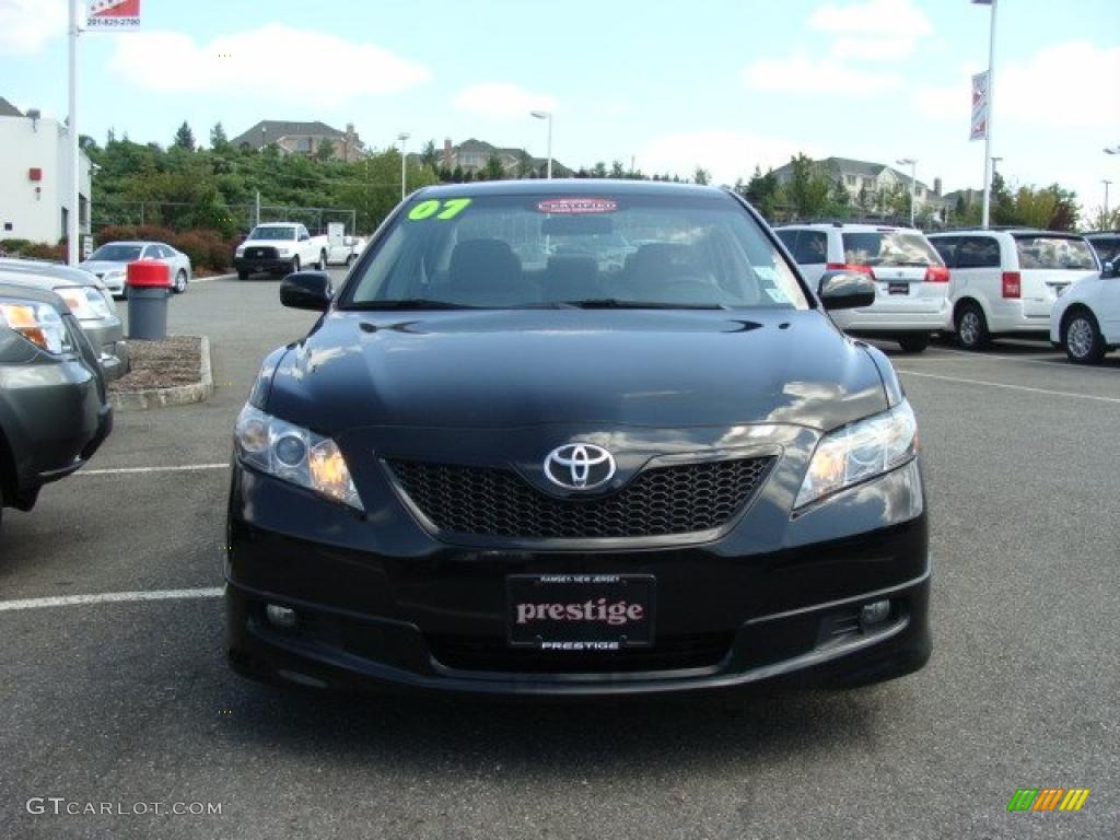 2007 Camry SE - Black / Ash photo #3
