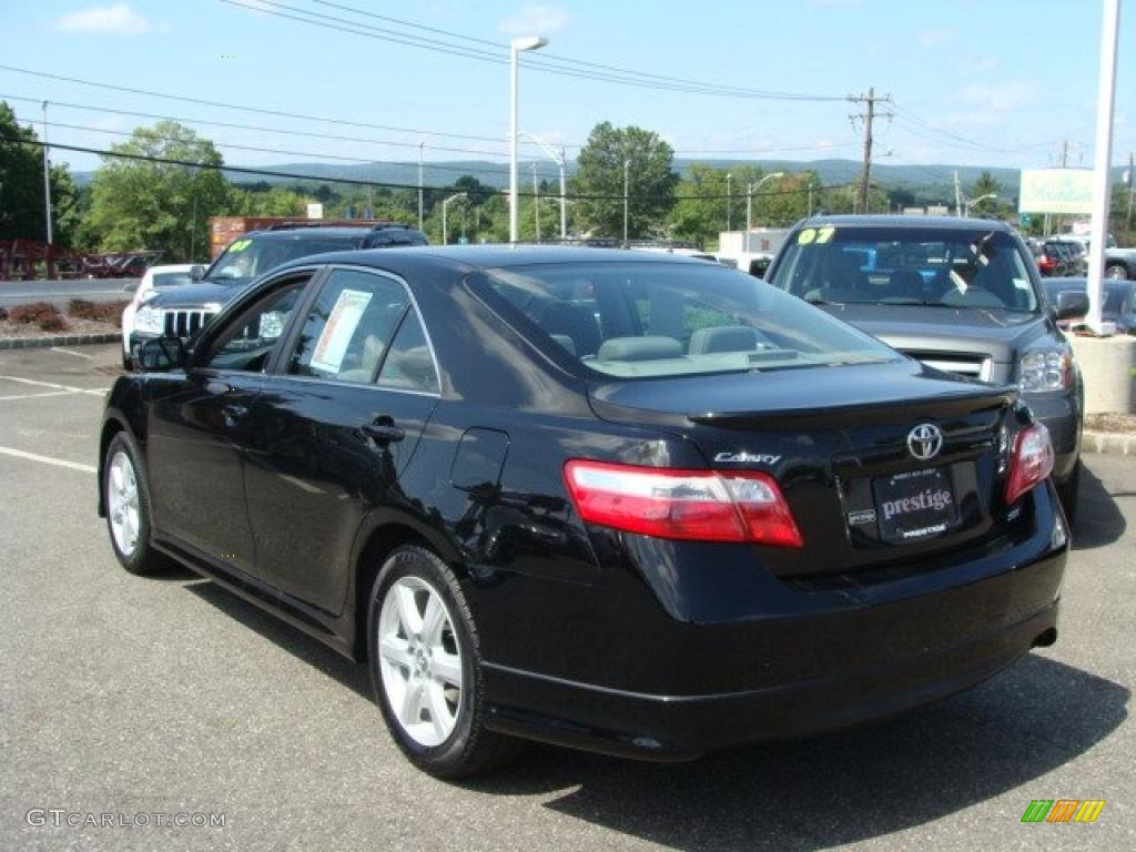 2007 Camry SE - Black / Ash photo #5