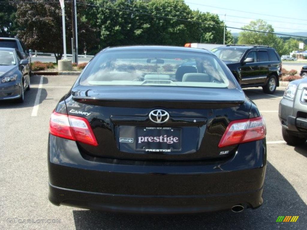 2007 Camry SE - Black / Ash photo #6