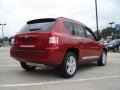 2010 Inferno Red Crystal Pearl Jeep Compass Latitude 4x4  photo #3