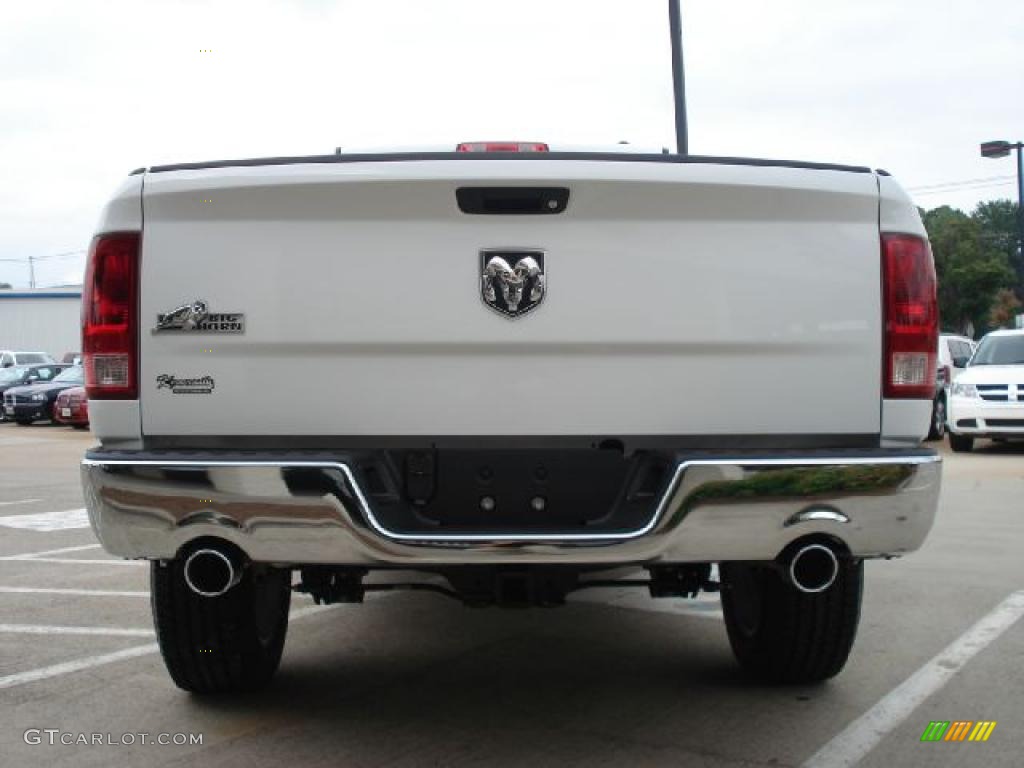 2011 Ram 1500 Big Horn Quad Cab - Bright White / Dark Slate Gray/Medium Graystone photo #4