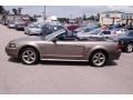 2002 Mineral Grey Metallic Ford Mustang GT Convertible  photo #2