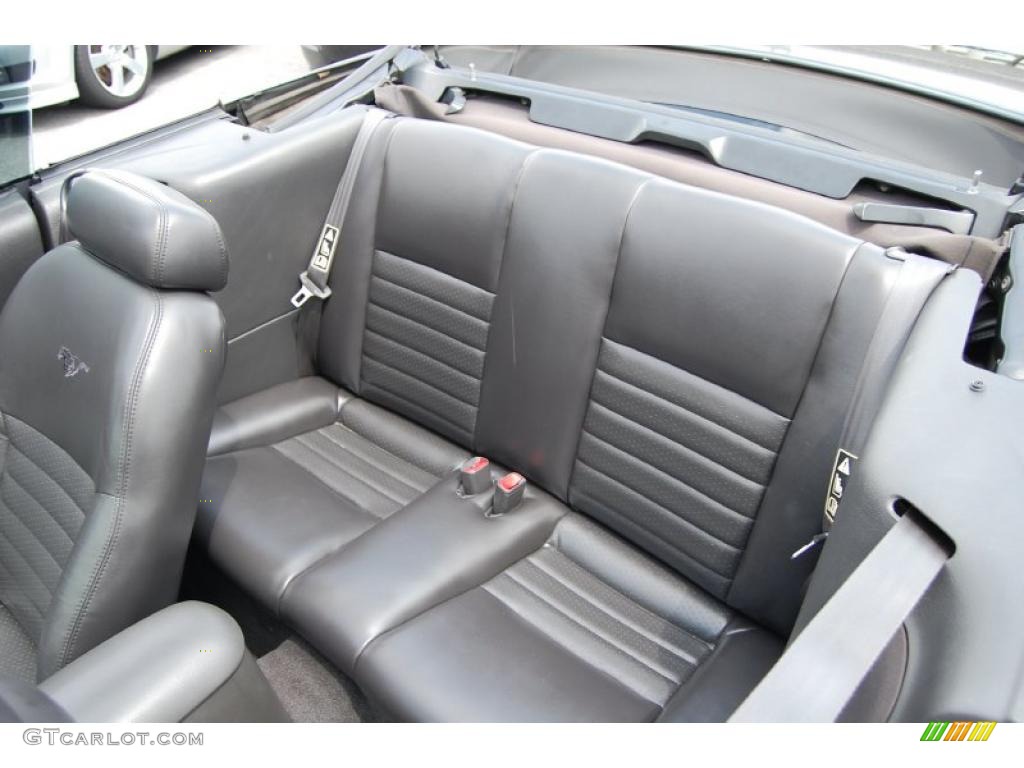 2002 Mustang GT Convertible - Mineral Grey Metallic / Dark Charcoal photo #7