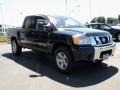 2009 Majestic Blue Nissan Titan SE Crew Cab 4x4  photo #3