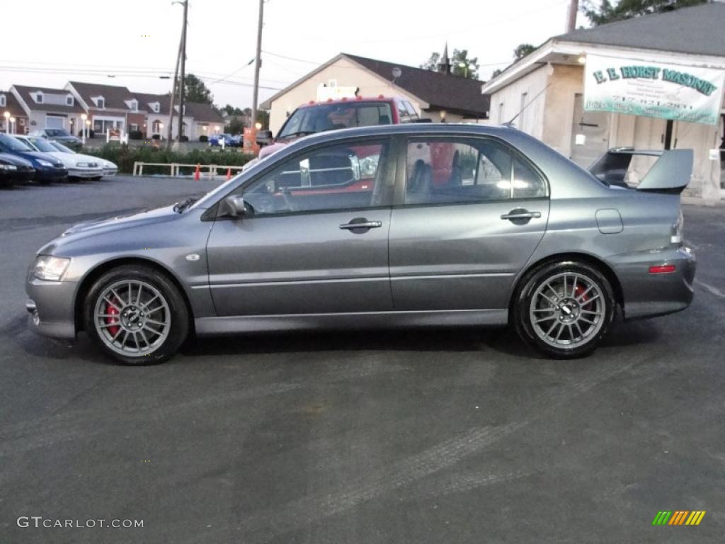 2006 Lancer Evolution IX MR - Graphite Gray / Black Alcantara photo #3