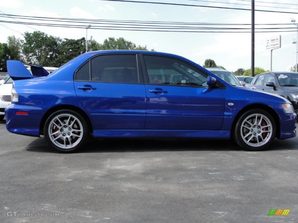 2006 Lancer Evolution IX - Electric Blue / Black Alcantara photo #16