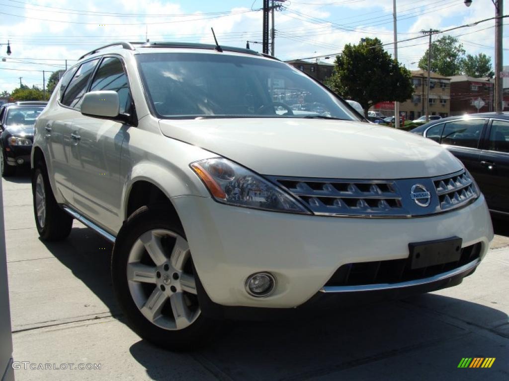 2007 Murano SL AWD - Glacier Pearl White / Cafe Latte photo #1