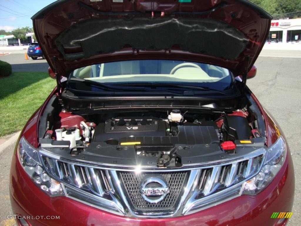 2009 Murano LE AWD - Merlot Metallic / Beige photo #18