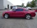 2008 Dark Candy Apple Red Ford Mustang GT Premium Coupe  photo #2