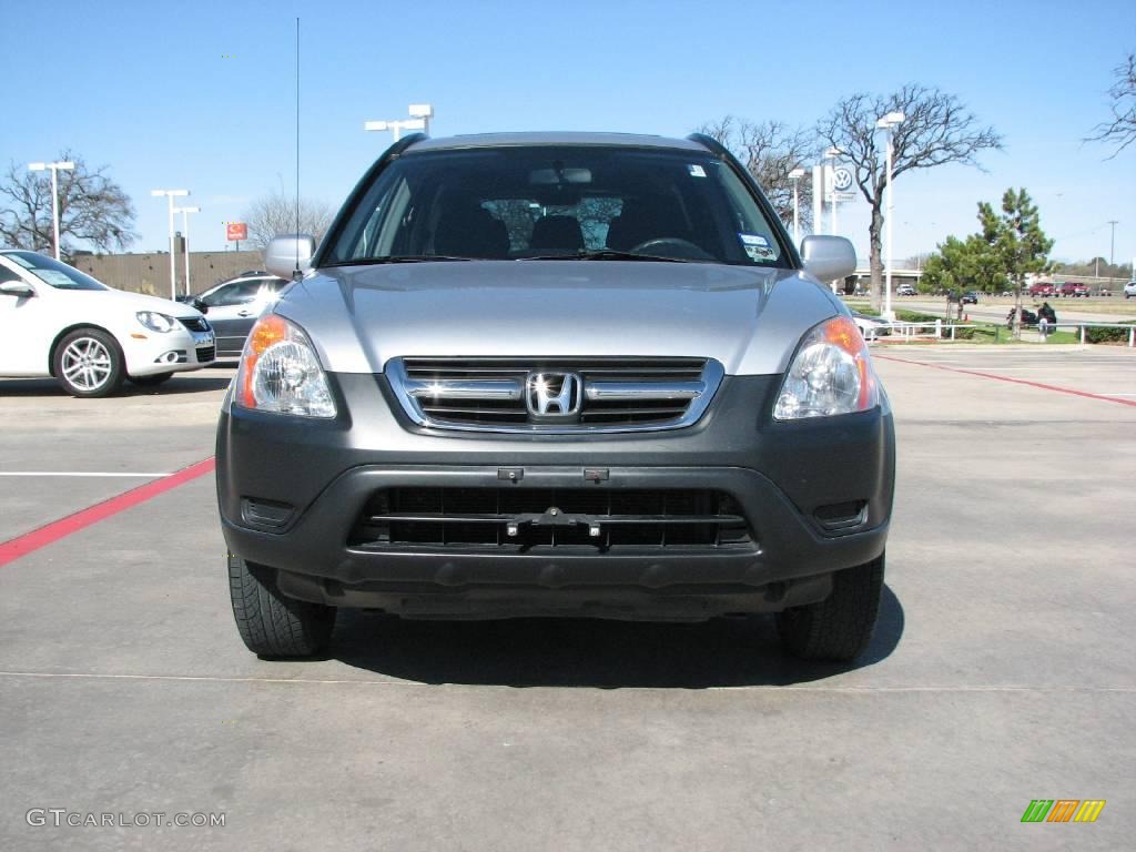 2002 CR-V EX 4WD - Satin Silver Metallic / Black photo #8
