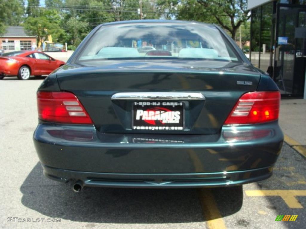 2001 Galant ES - Sherwood Green Pearl / Gray photo #5