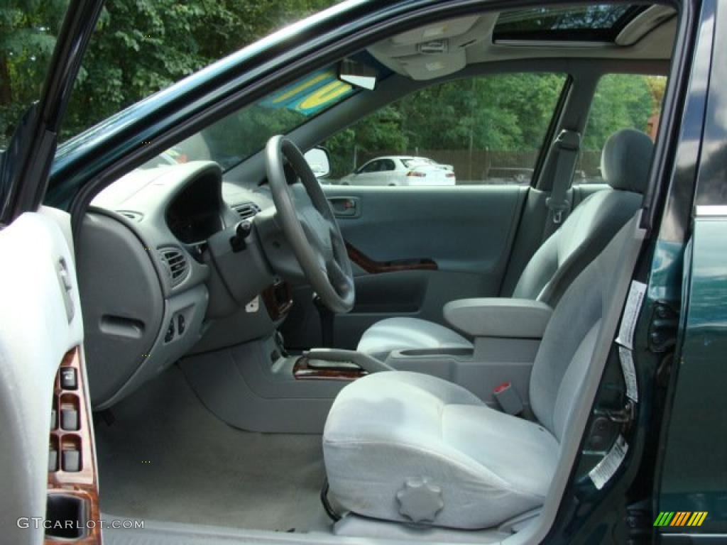 2001 Galant ES - Sherwood Green Pearl / Gray photo #9