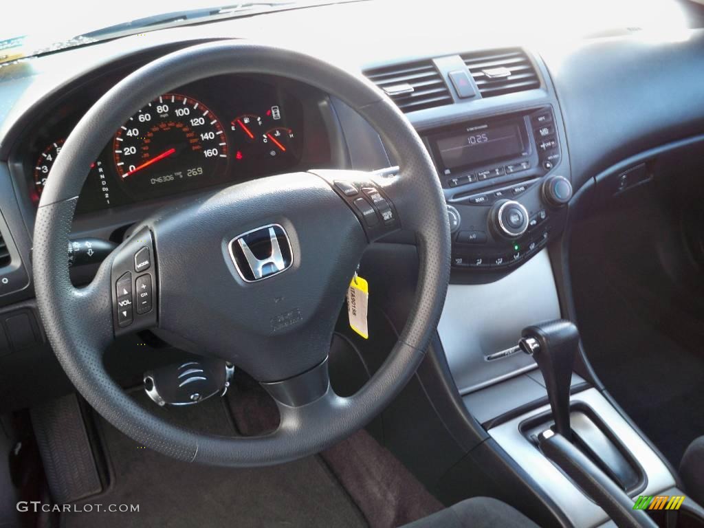 2003 Accord EX Coupe - Sapphire Blue Pearl / Black photo #6
