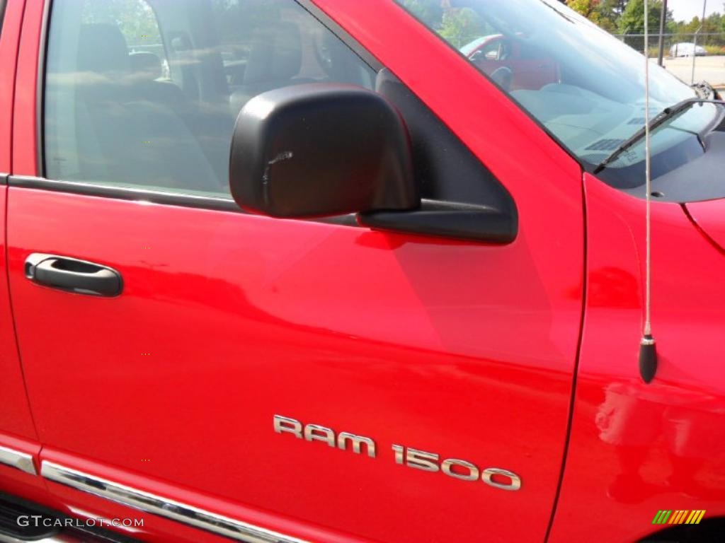 2006 Ram 1500 ST Quad Cab 4x4 - Flame Red / Medium Slate Gray photo #25