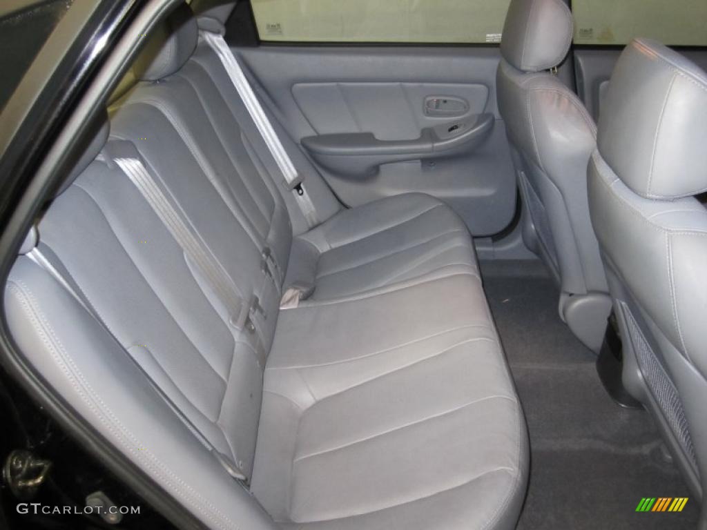 2006 Elantra GT Hatchback - Ebony Black / Gray photo #7