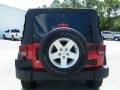 2008 Flame Red Jeep Wrangler Unlimited X  photo #4